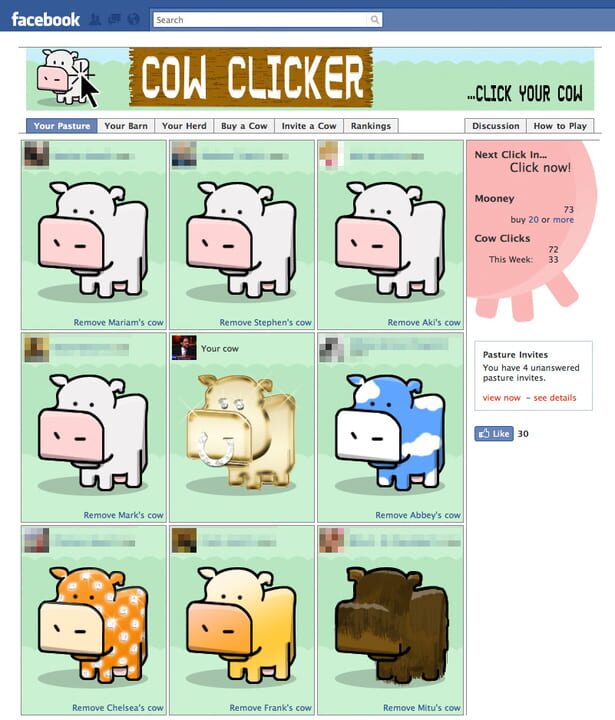 Cow Clicker
