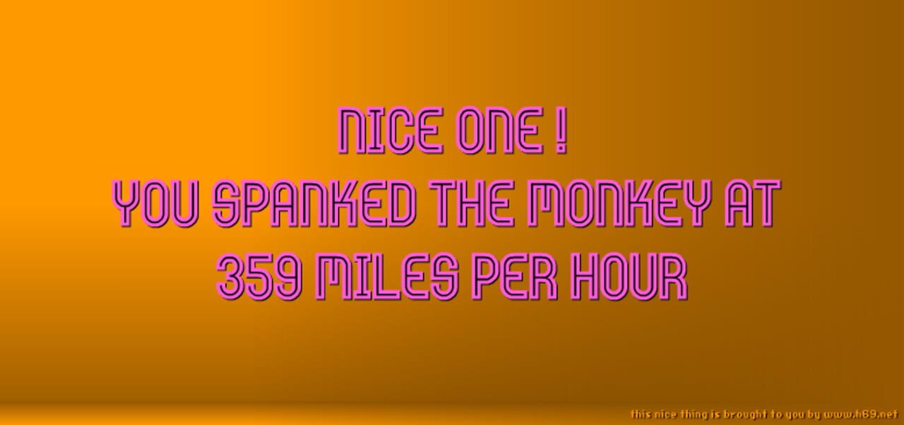 Spank the Monkey