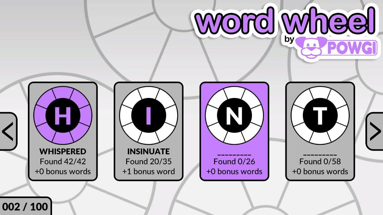 Word Wheel by Powgi