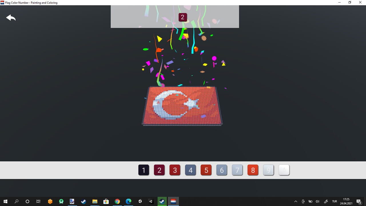 Flag Color Number: Painting and Coloring