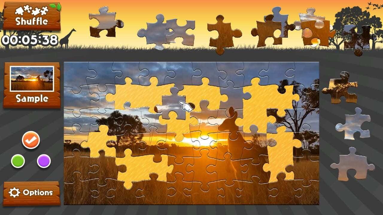 Animated Jigsaws: Wild Animals