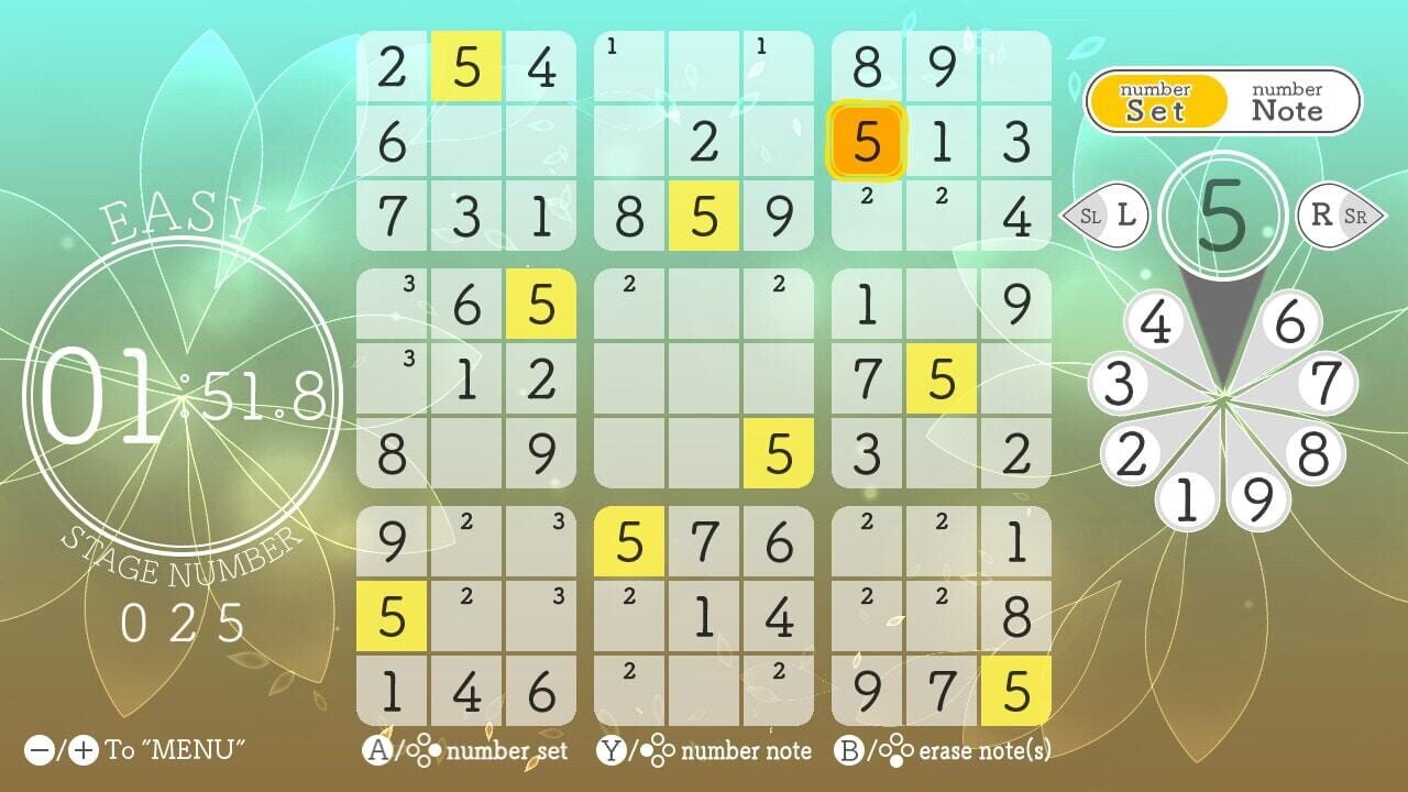 Sudoku Relax 3 Autumn Leaves