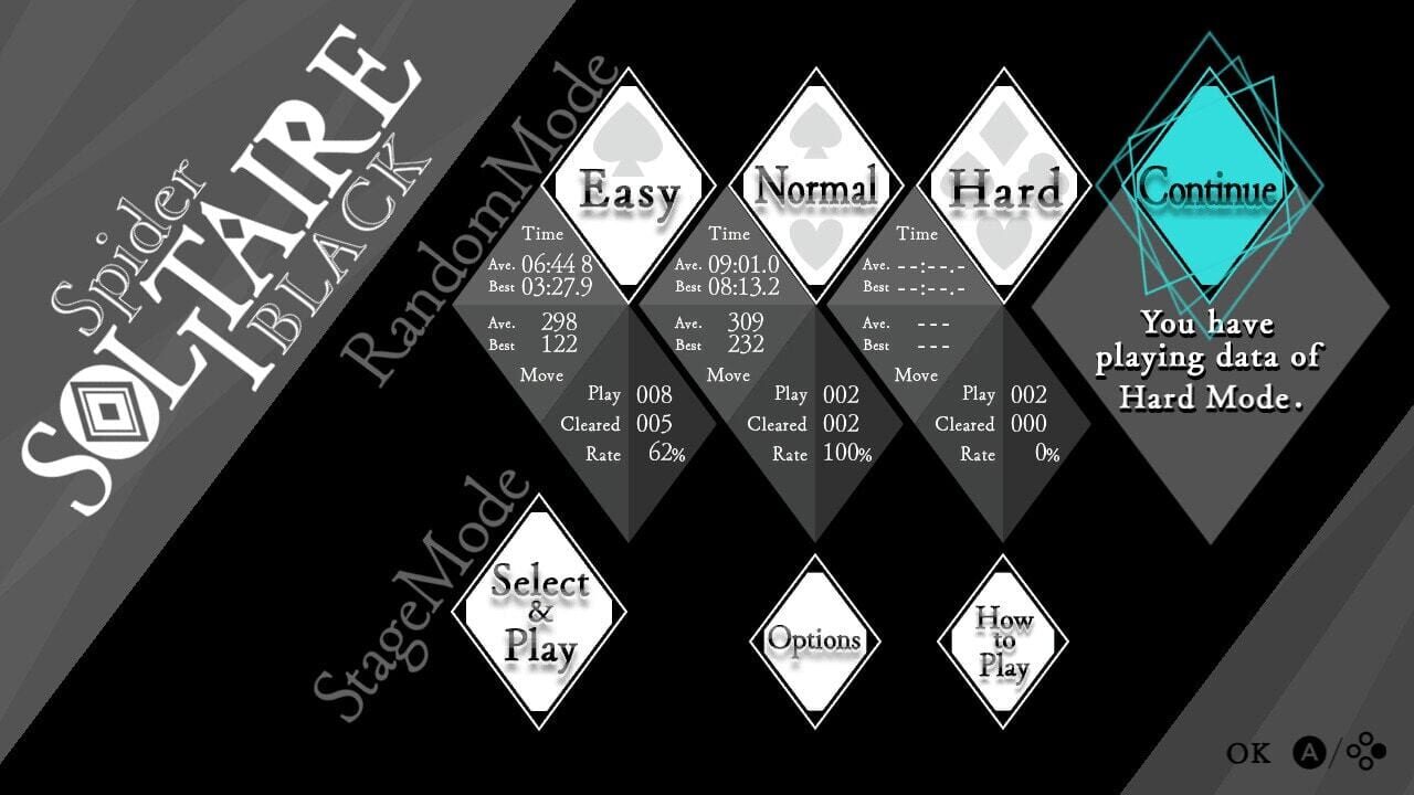 Spider Solitaire Black