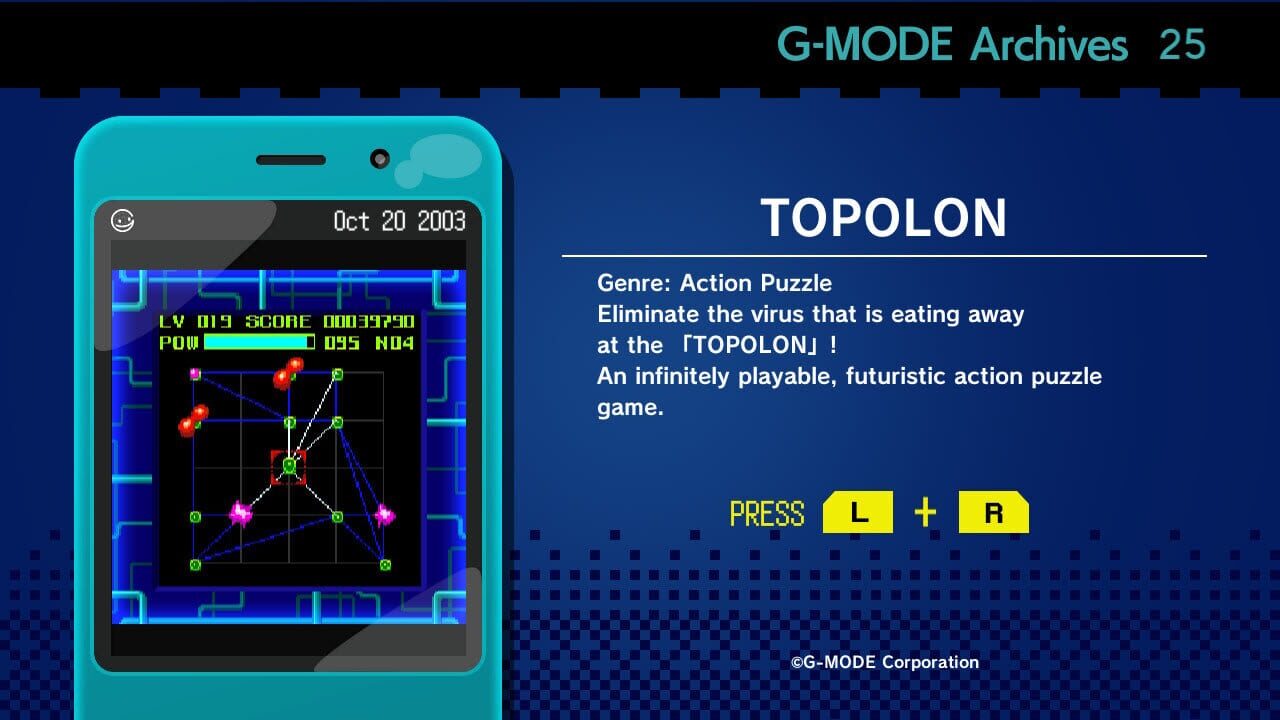 G-Mode Archives 25: Topolon