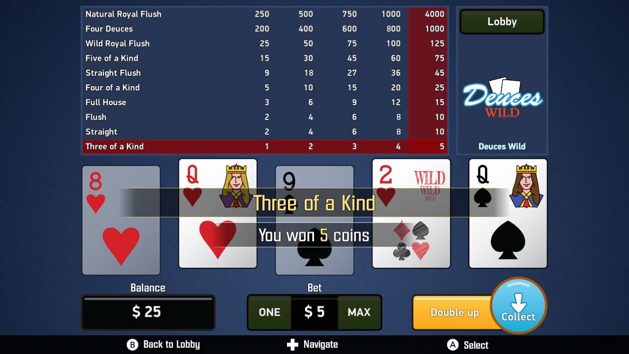 Deuces Wild – Video Poker