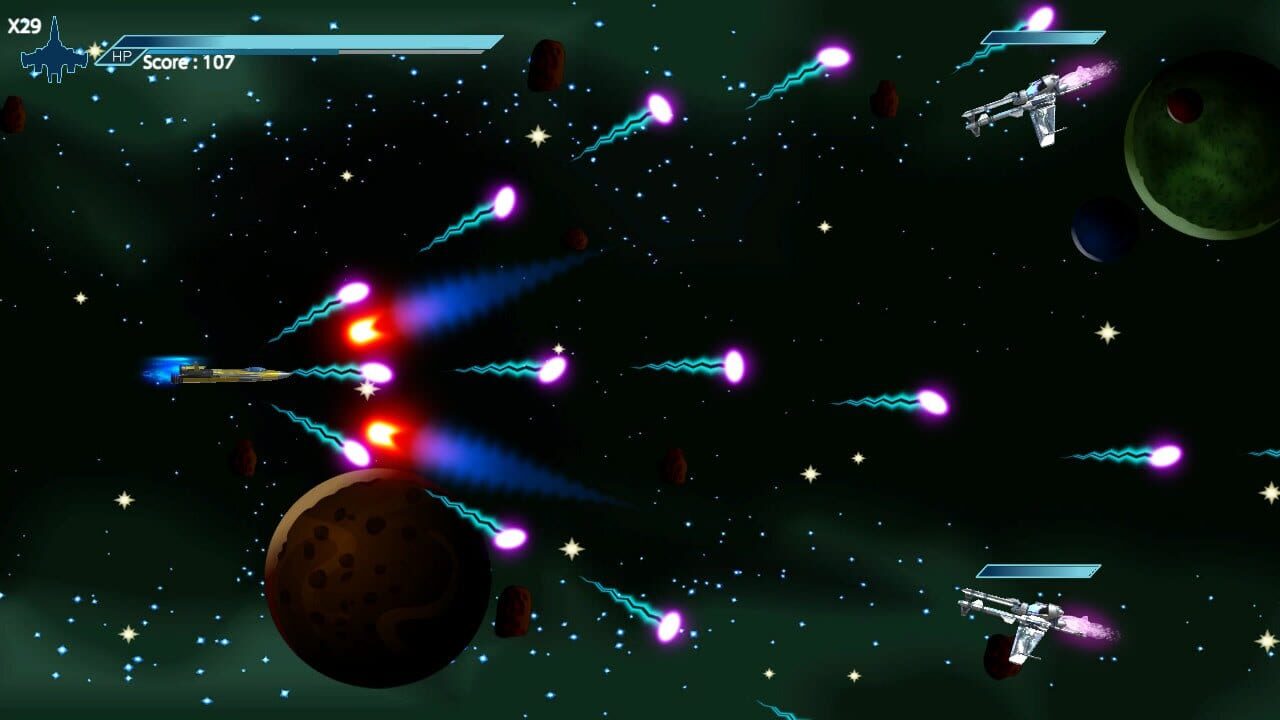 Retro Arcade Shooter – Attack from Pluto