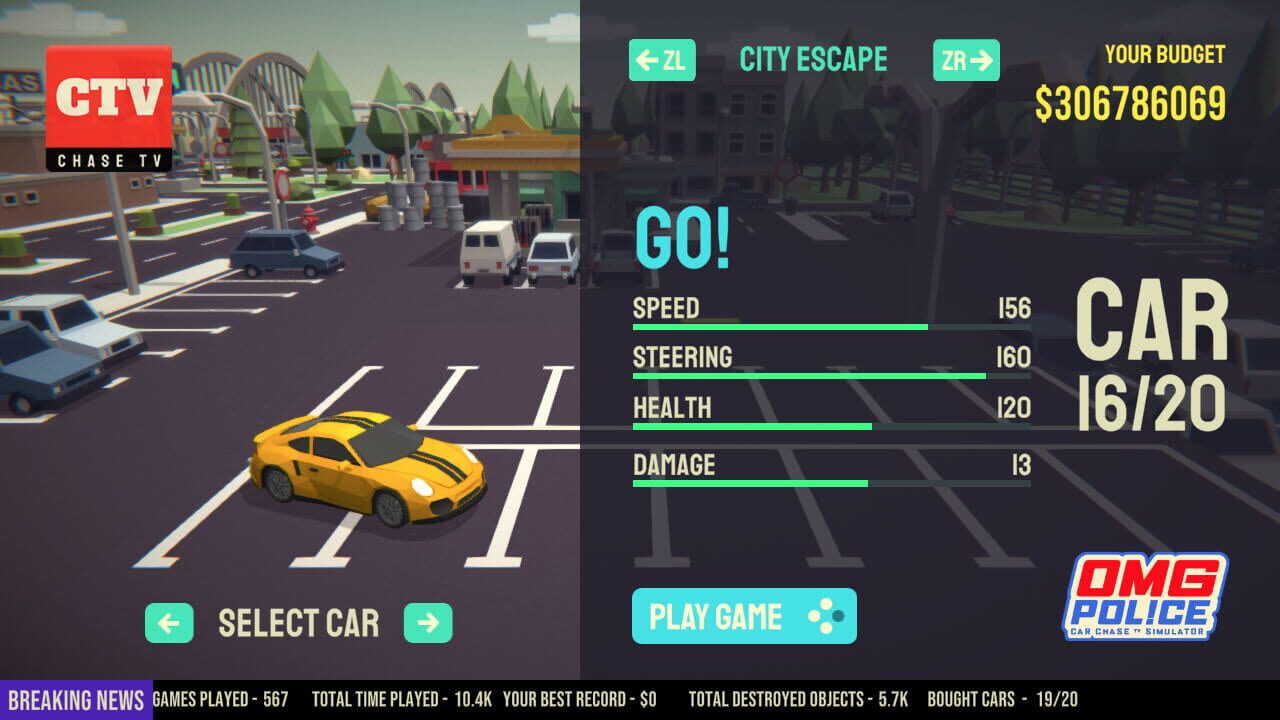 OMG Police: Car Chase TV Simulator
