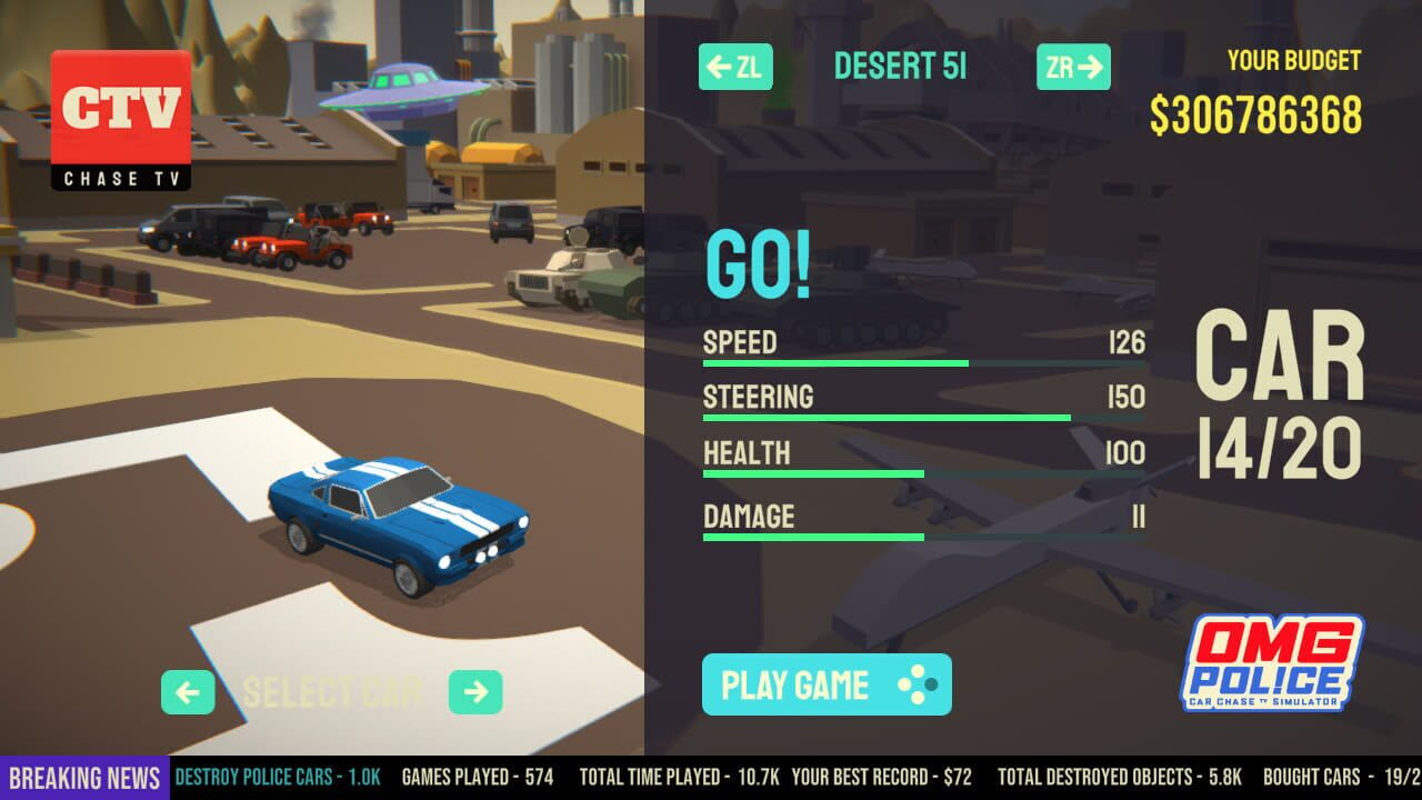 OMG Police: Car Chase TV Simulator