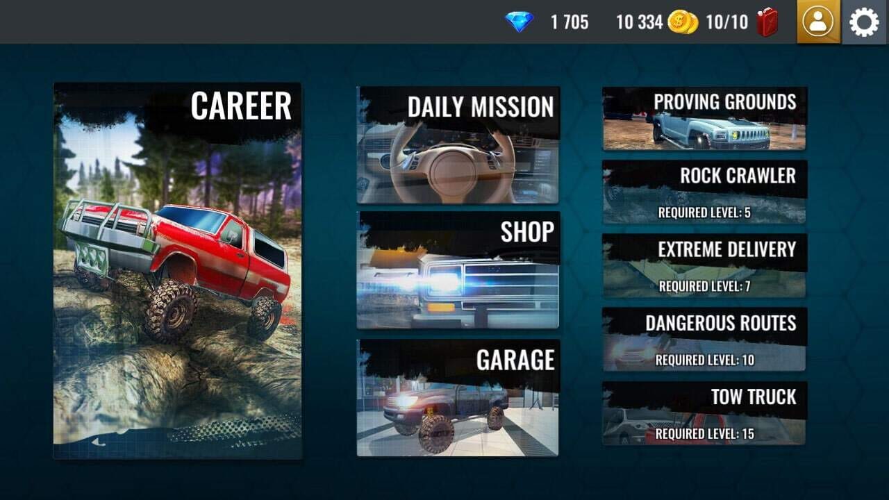 Offroad Driving Simulator 4×4: Trucks & SUV Trophy