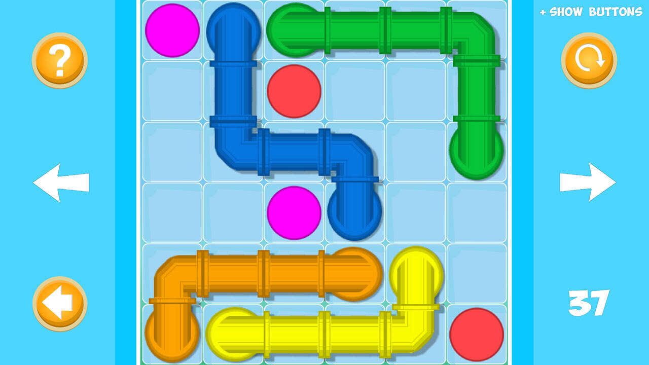 Connect Color Dots: Fun Water Flow Pipe Line Art Puzzle Game