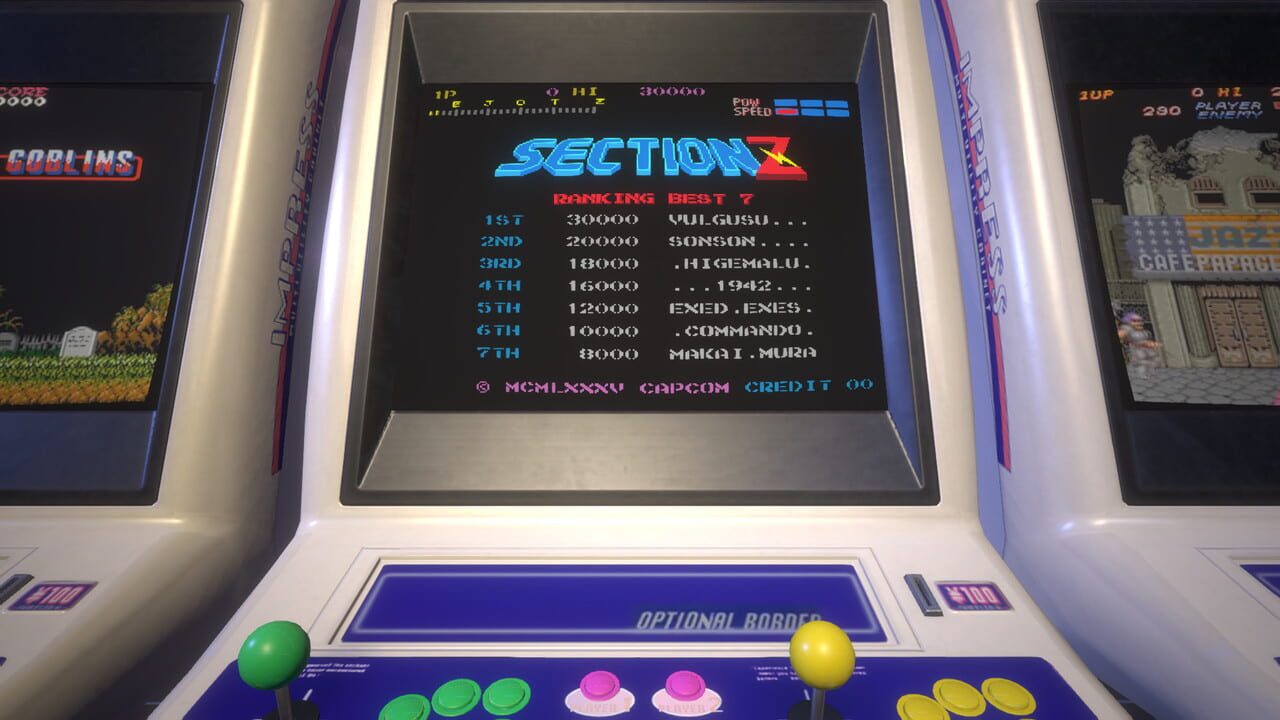 Capcom Arcade Stadium: Section Z