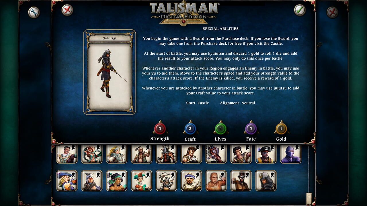 Talisman: Digital Edition – Samurai