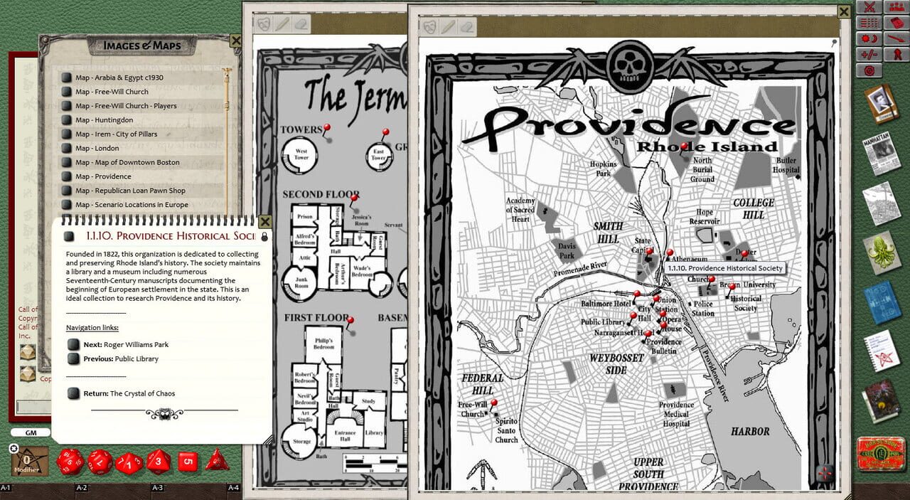 Fantasy Grounds: Call of Cthulhu – The House of R’lyeh