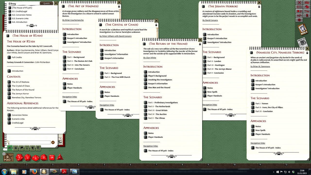 Fantasy Grounds: Call of Cthulhu – The House of R’lyeh