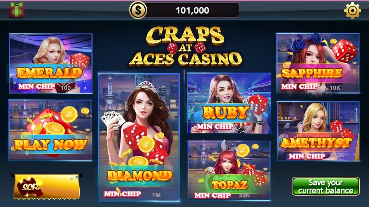 Craps at Aces Casino