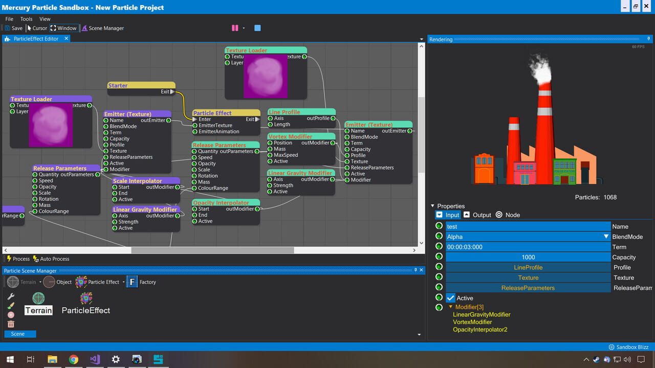 Mercury Particle Sandbox