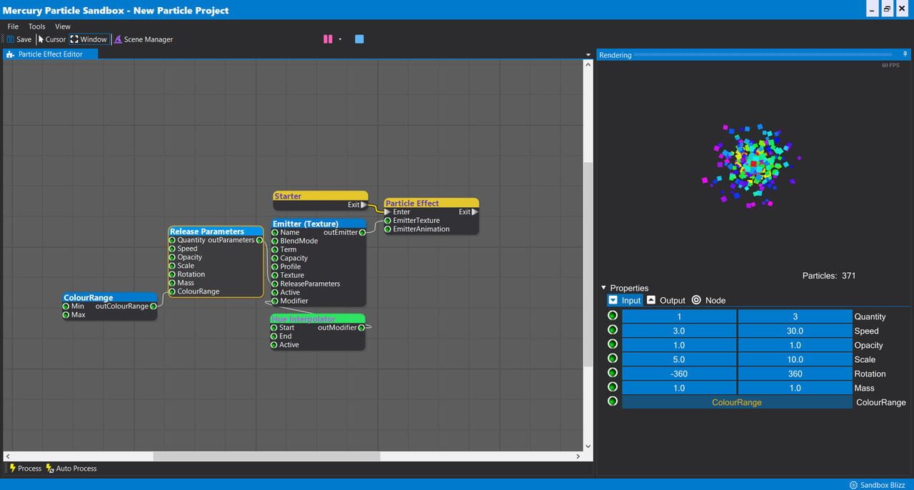 Mercury Particle Sandbox