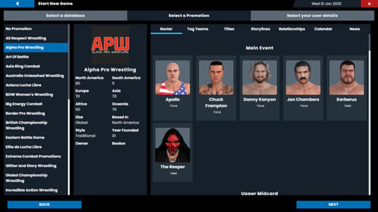 Pro Wrestling Sim