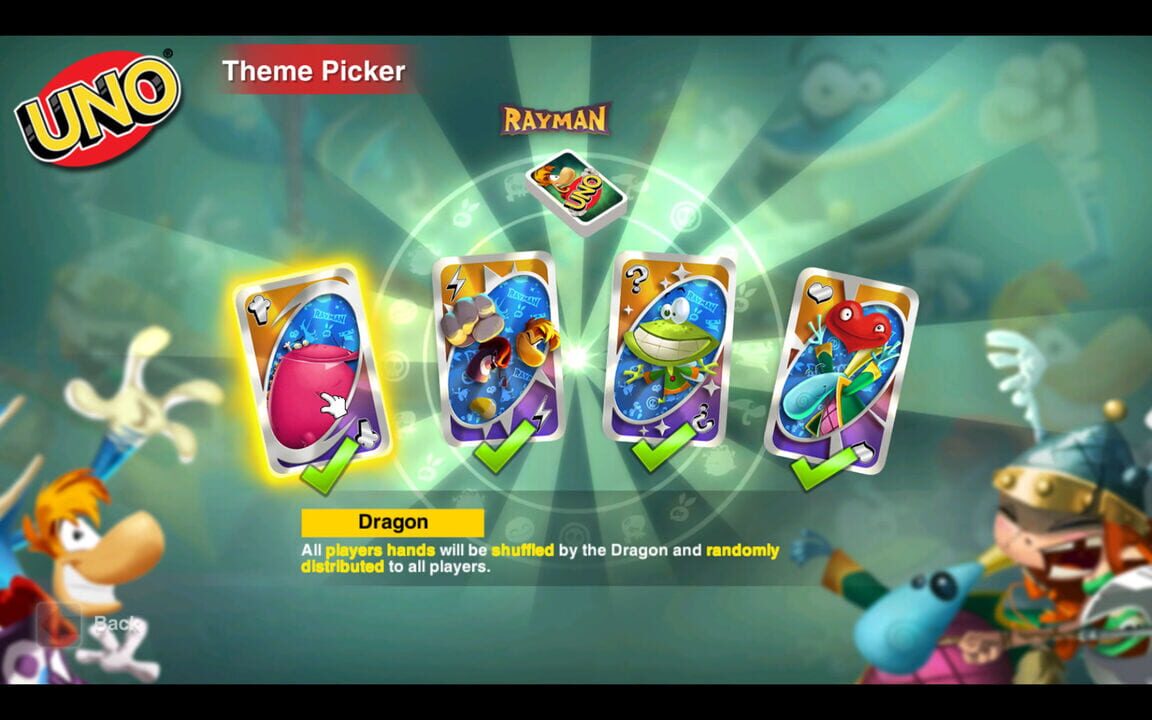 Uno: Rayman Theme DLC