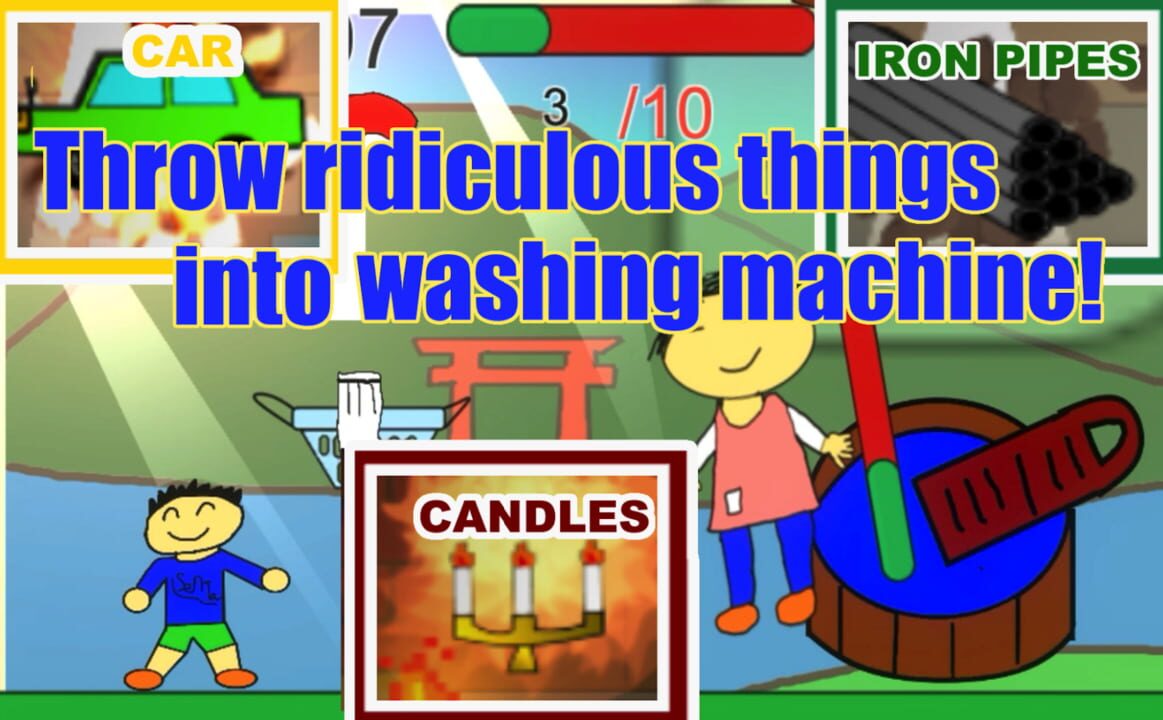 Crazy! Laundry Game: Don’t Hit Mom With Dangerous