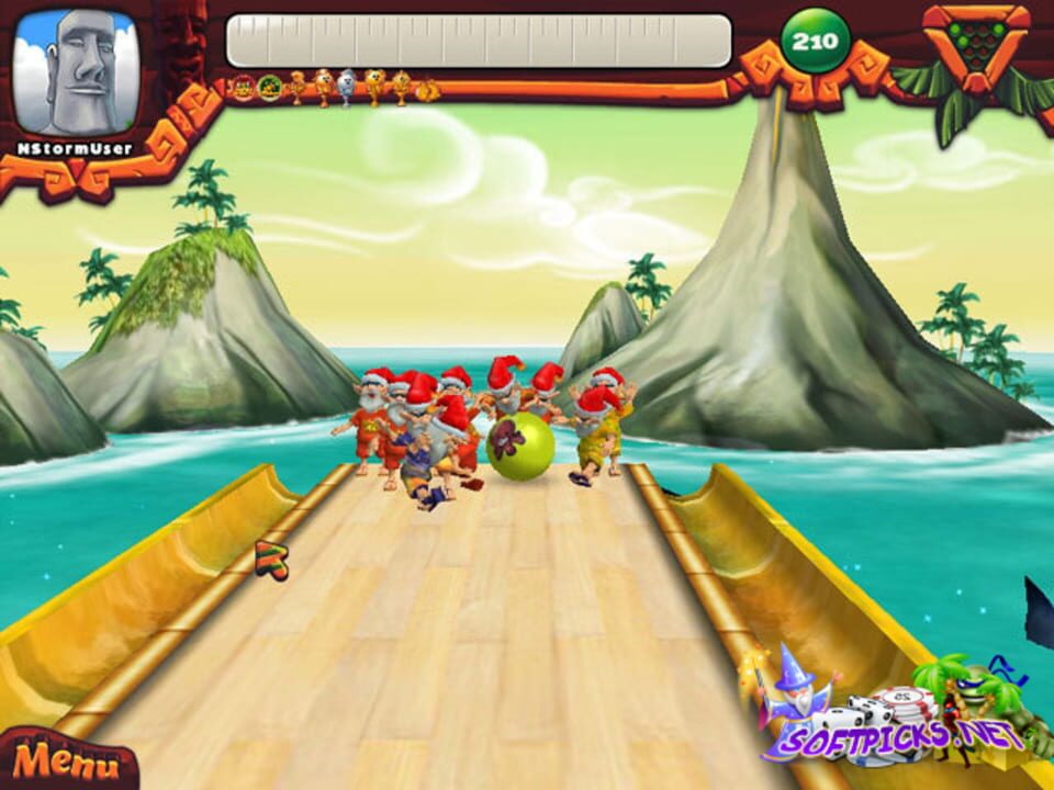 Elf Bowling: Hawaiian Vacation