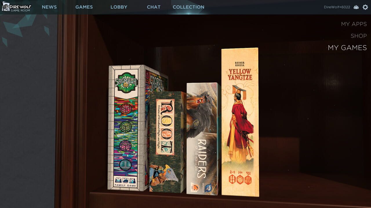 Dire Wolf Game Room