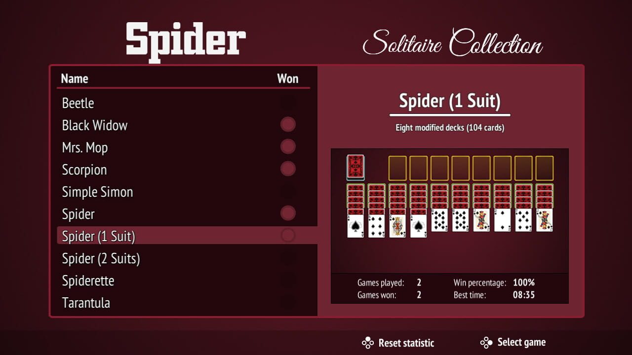 Spider Solitaire Collection