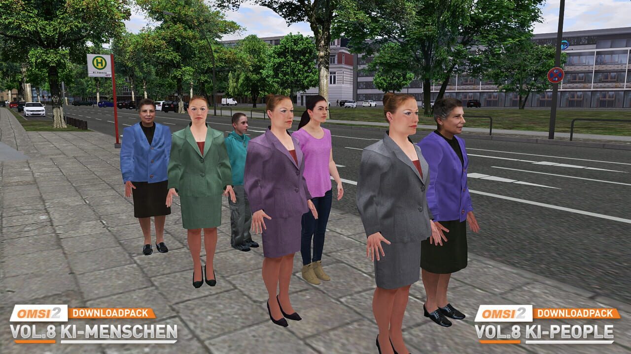 OMSI 2: Downloadpack Vol.8 – KI-Menschen