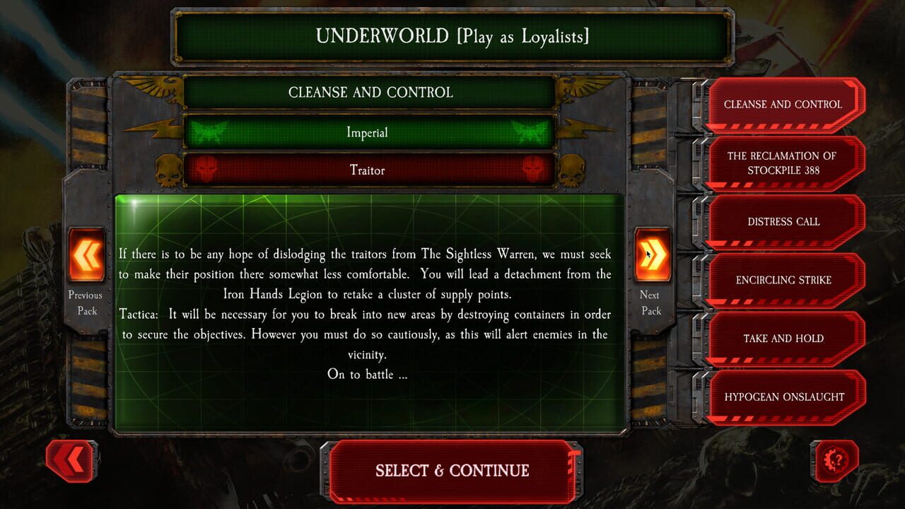 The Horus Heresy: Battle of Tallarn – Underworld Campaign