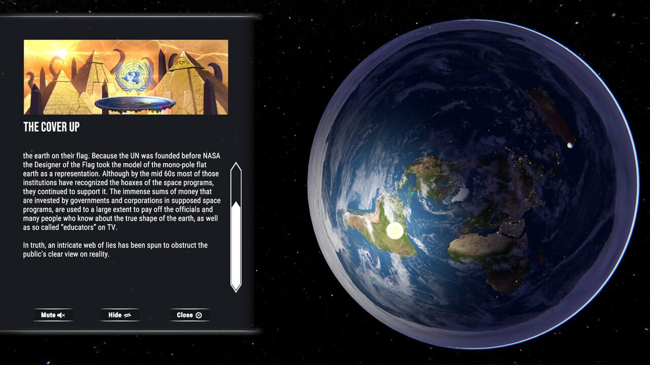 Flat Earth Simulator