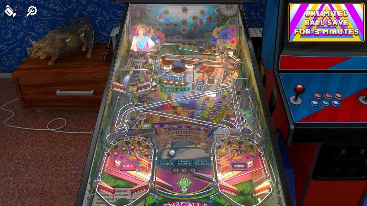 Zaccaria Pinball: Farfalla Deluxe Pinball Table