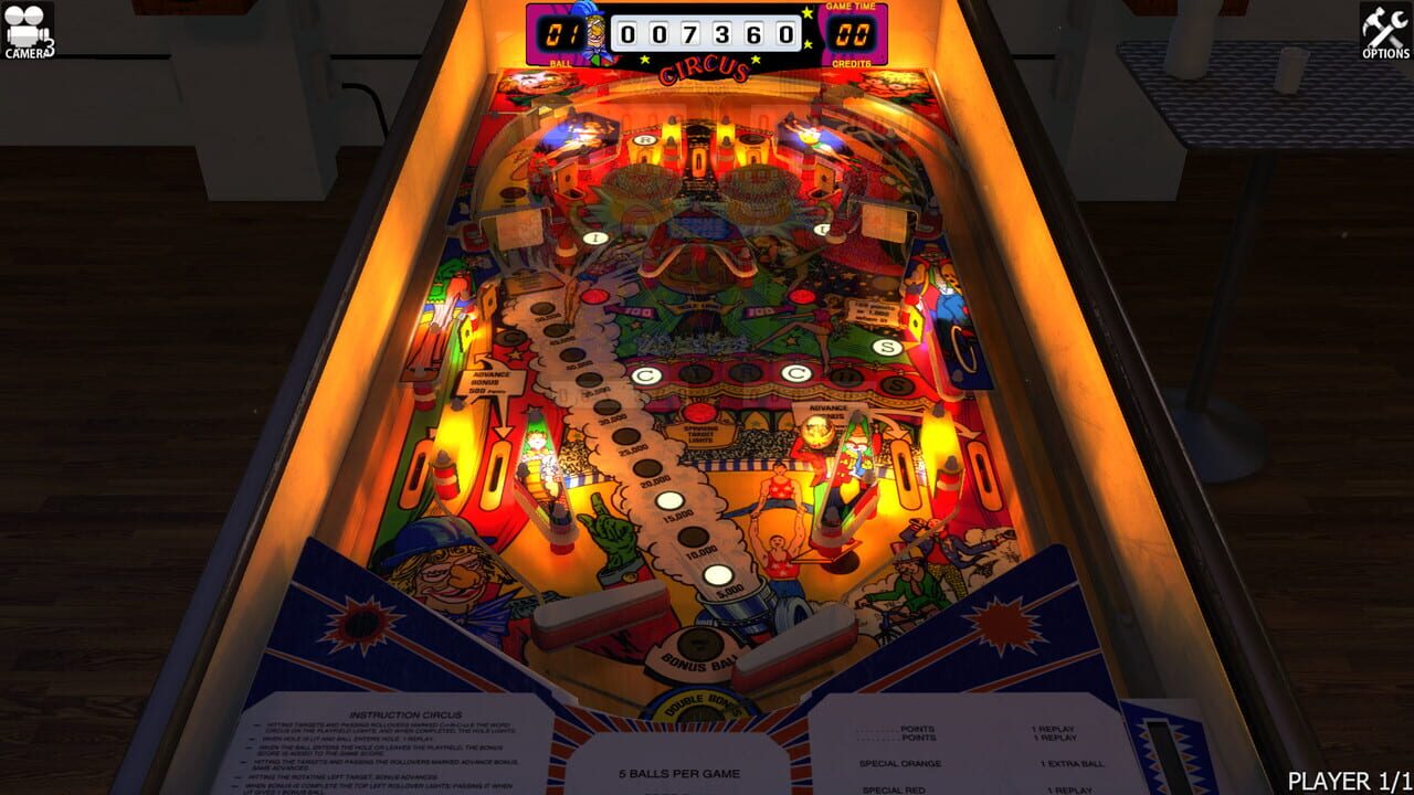 Zaccaria Pinball: Circus Table