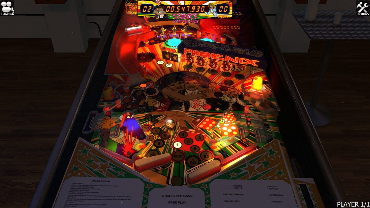 Zaccaria Pinball: Star’s Phoenix Table