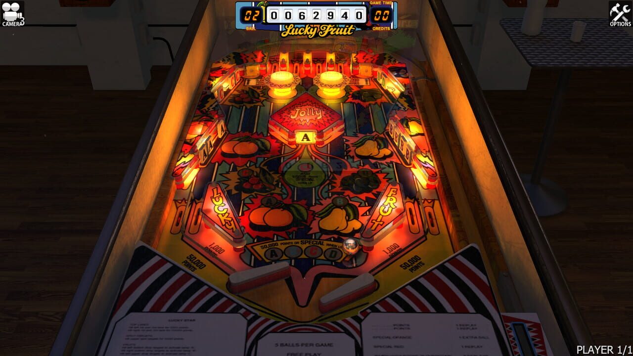 Zaccaria Pinball: Lucky Fruit Table