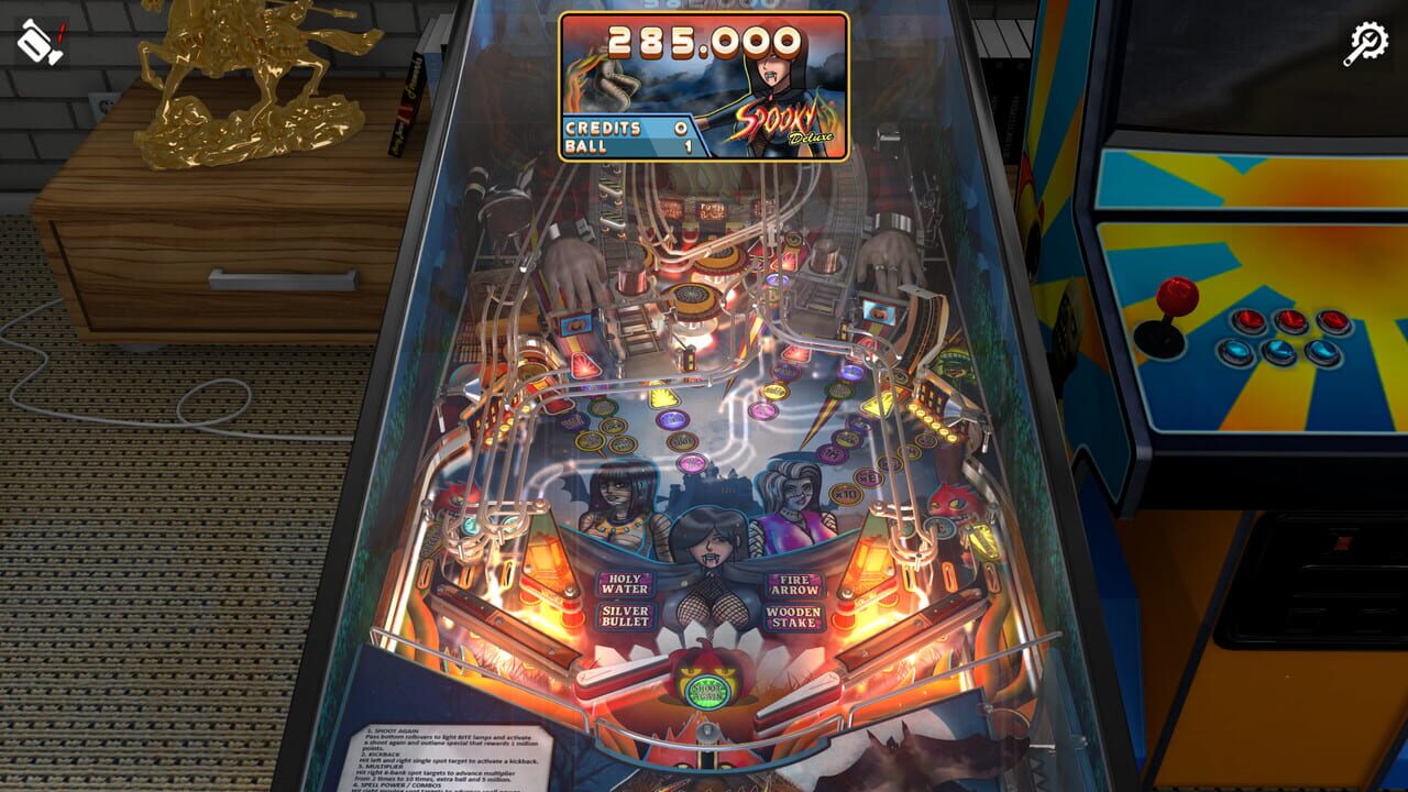 Zaccaria Pinball: Spooky Deluxe Pinball Table