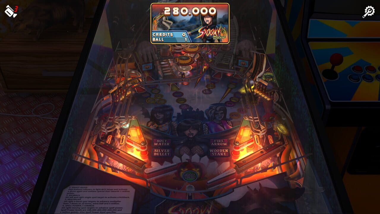 Zaccaria Pinball: Spooky Deluxe Pinball Table