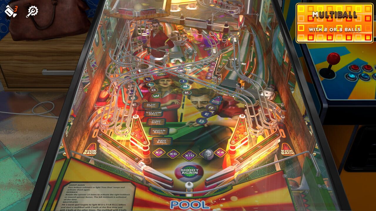 Zaccaria Pinball: Pool Champion Deluxe Pinball Table