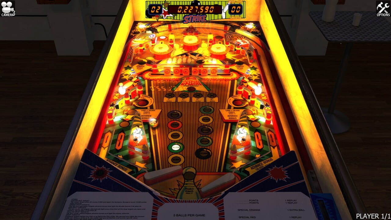 Zaccaria Pinball: Strike Table