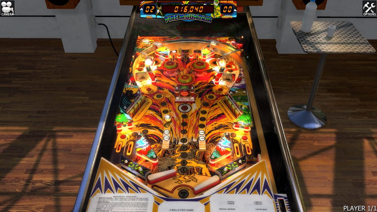 Zaccaria Pinball: Fire Mountain Table