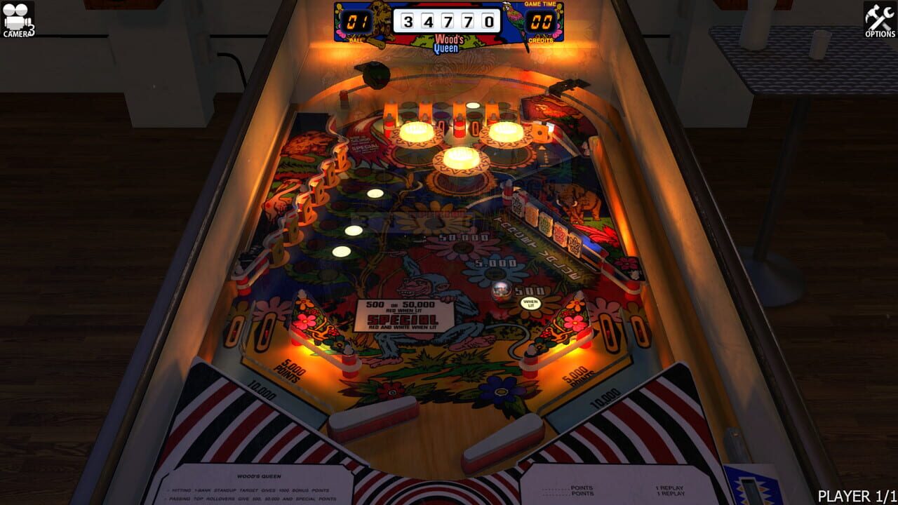 Zaccaria Pinball: Wood’s Queen Table