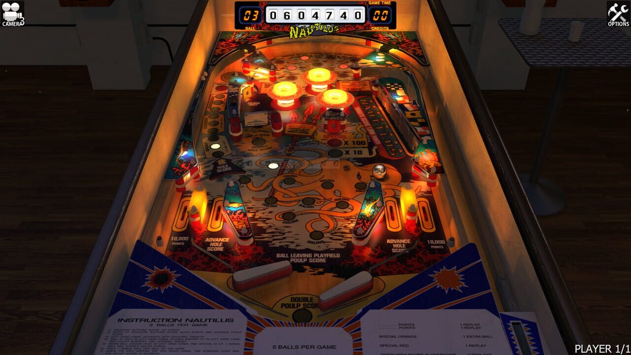 Zaccaria Pinball: Nautilus Table