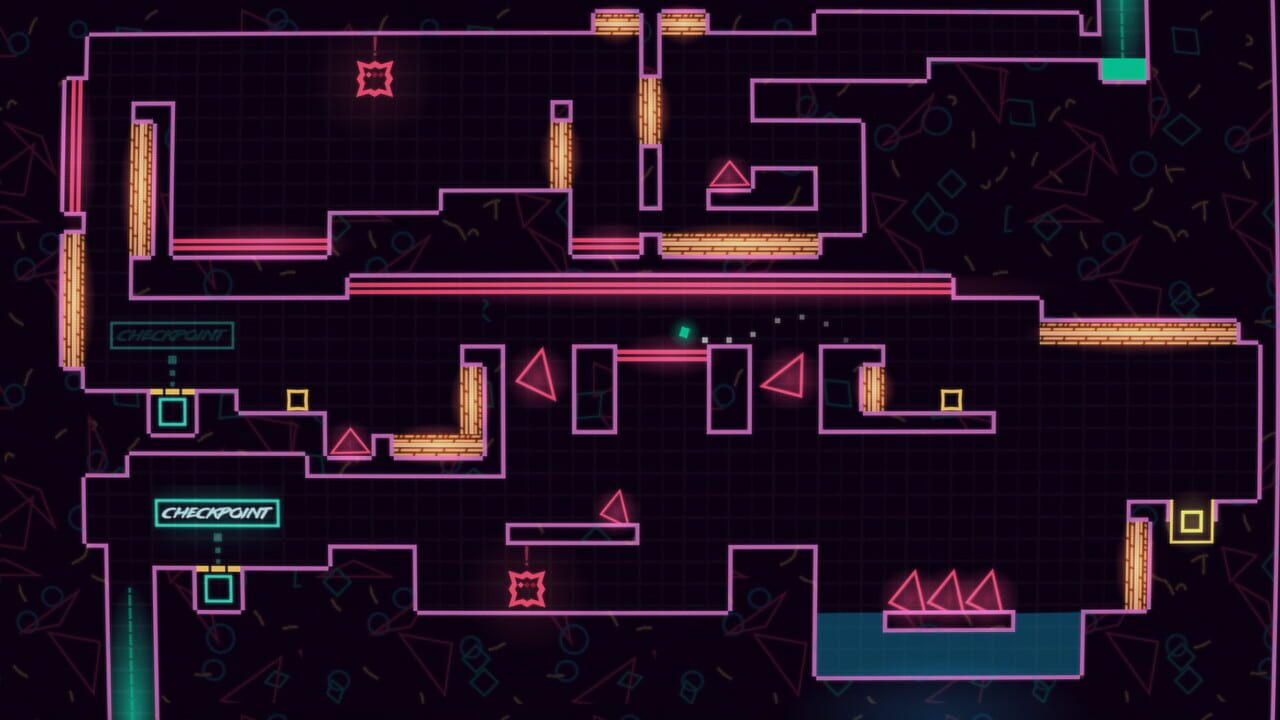 Big Neon Tower vs. Tiny Square