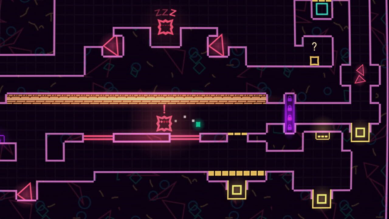 Big Neon Tower vs. Tiny Square