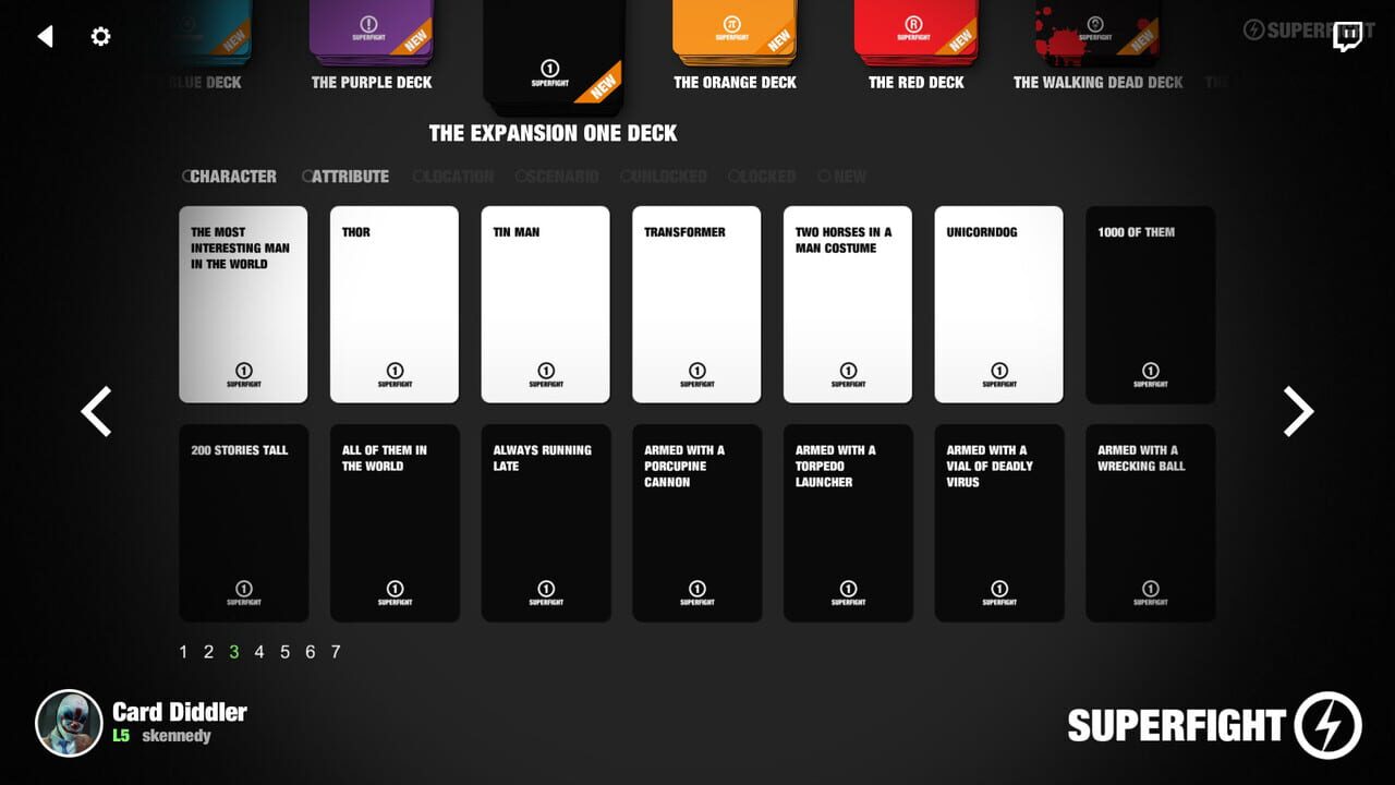 Superfight: The Expansion One Deck