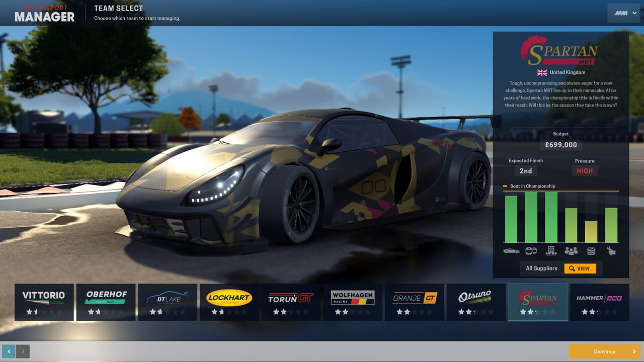 Motorsport Manager – GT Series