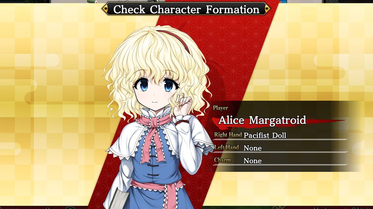 Touhou Genso Wanderer Reloaded: Alice Margatroid