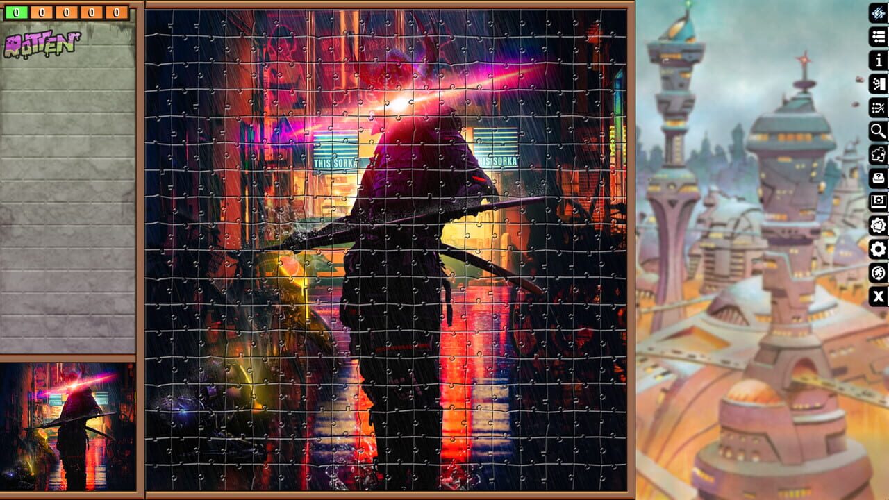 Pixel Puzzles Ultimate: Cyberpunk