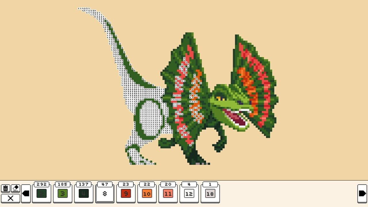 Coloring Pixels: Dinosaurs Pack