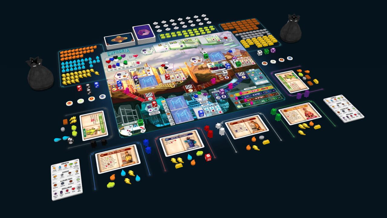 Tabletopia: Euphoria – Build a Better Dystopia