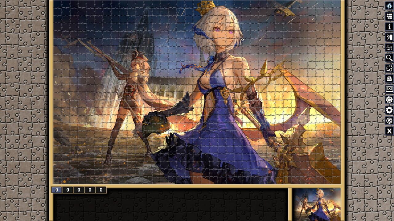 Pixel Puzzles: Illustrations & Anime – Jigsaw Pack: Gun Girls